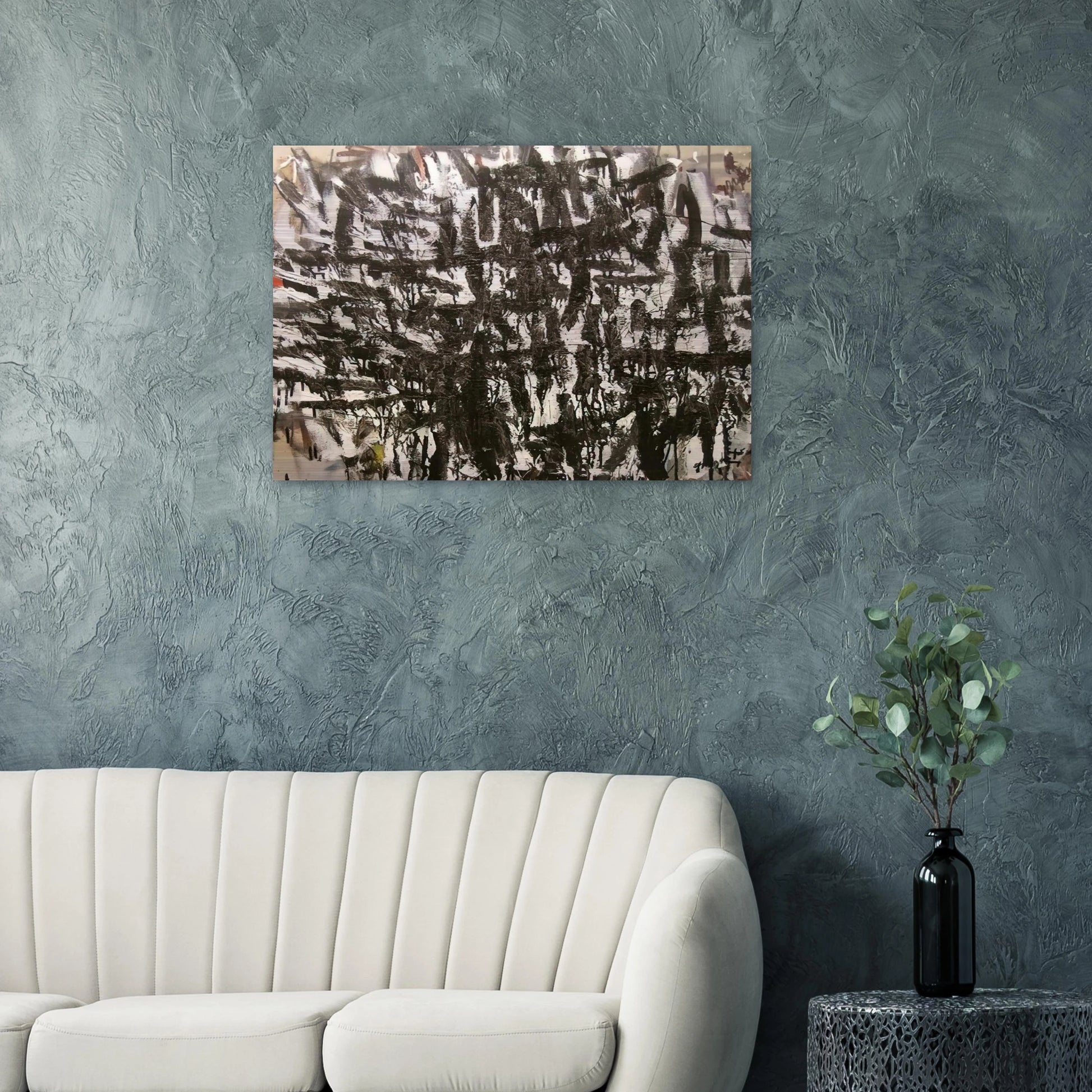 Listen - 2005 - Robert Goodnough Brushed Aluminum Print - 70x100 cm / 28x40 inches | Robert Goodnough Aluminum Print | Robert Goodnough Prints