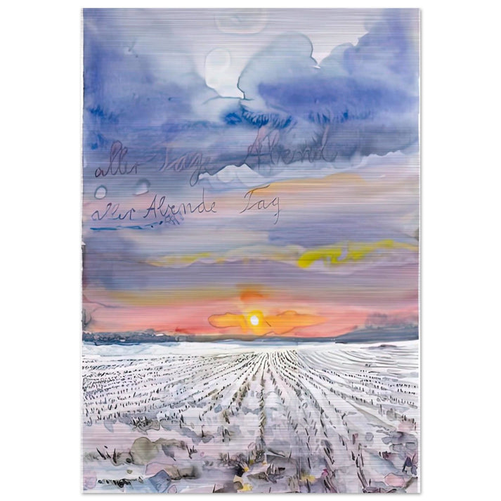THE EVENING OF ALL DAYS THE DAY OF ALL EVENINGS 2014 0 - Anselm Kiefer Brushed Aluminum Print - 70x100 cm / 28x40 inches | Anselm Kiefer Aluminum Print | Anselm Kiefer Prints