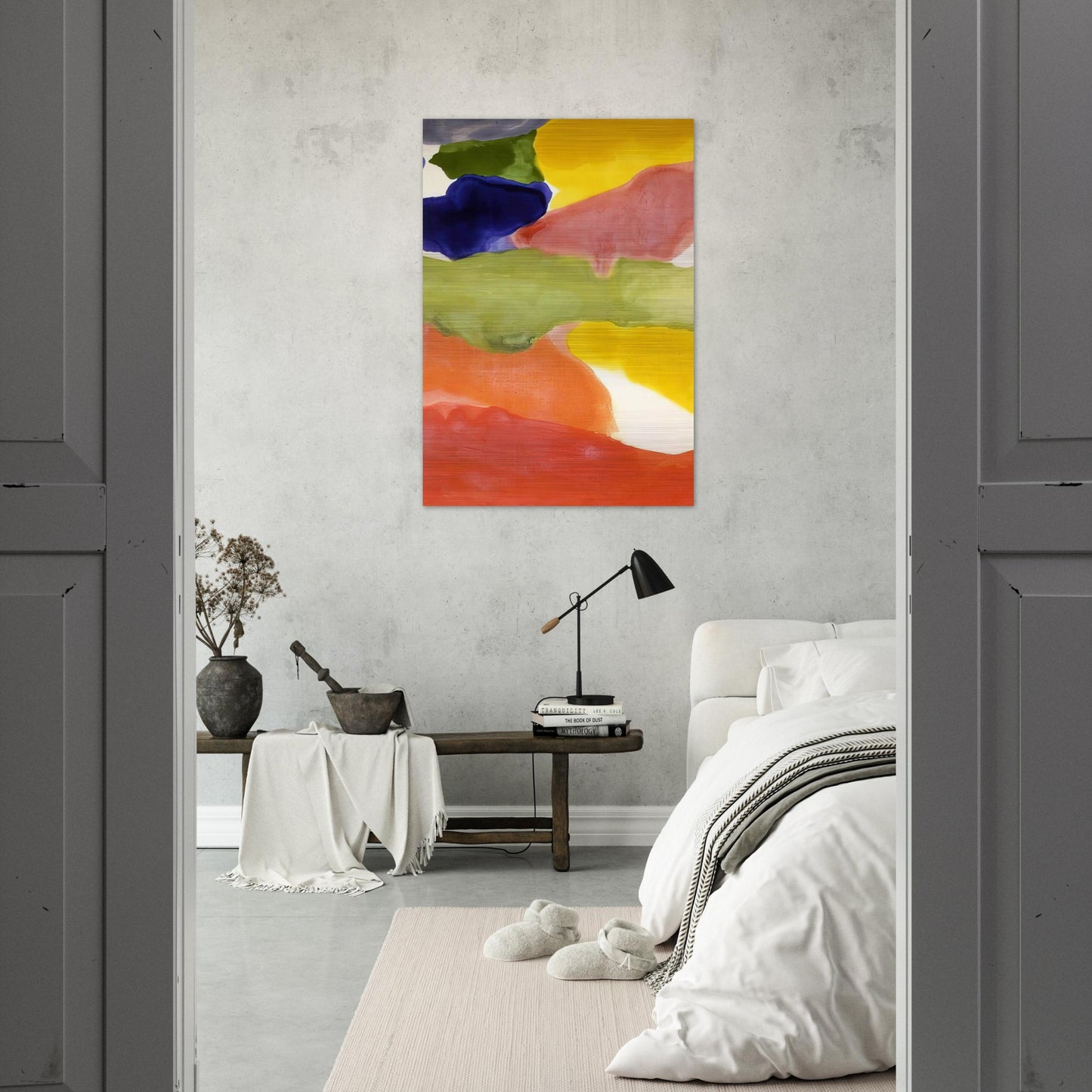 Tutti-Fruitti - 1966 - Helen Frankenthaler Brushed Aluminum Print - 70x100 cm / 28x40 inches | Helen Frankenthaler Aluminum Print | Helen Frankenthaler Prints