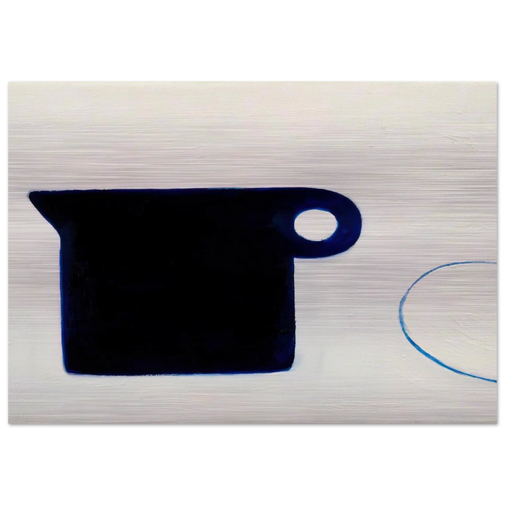 Poem for a Jug No.4 - 1980 - William Scott Brushed Aluminum Print - 70x100 cm / 28x40 inches | William Scott Aluminum Print | William Scott Prints