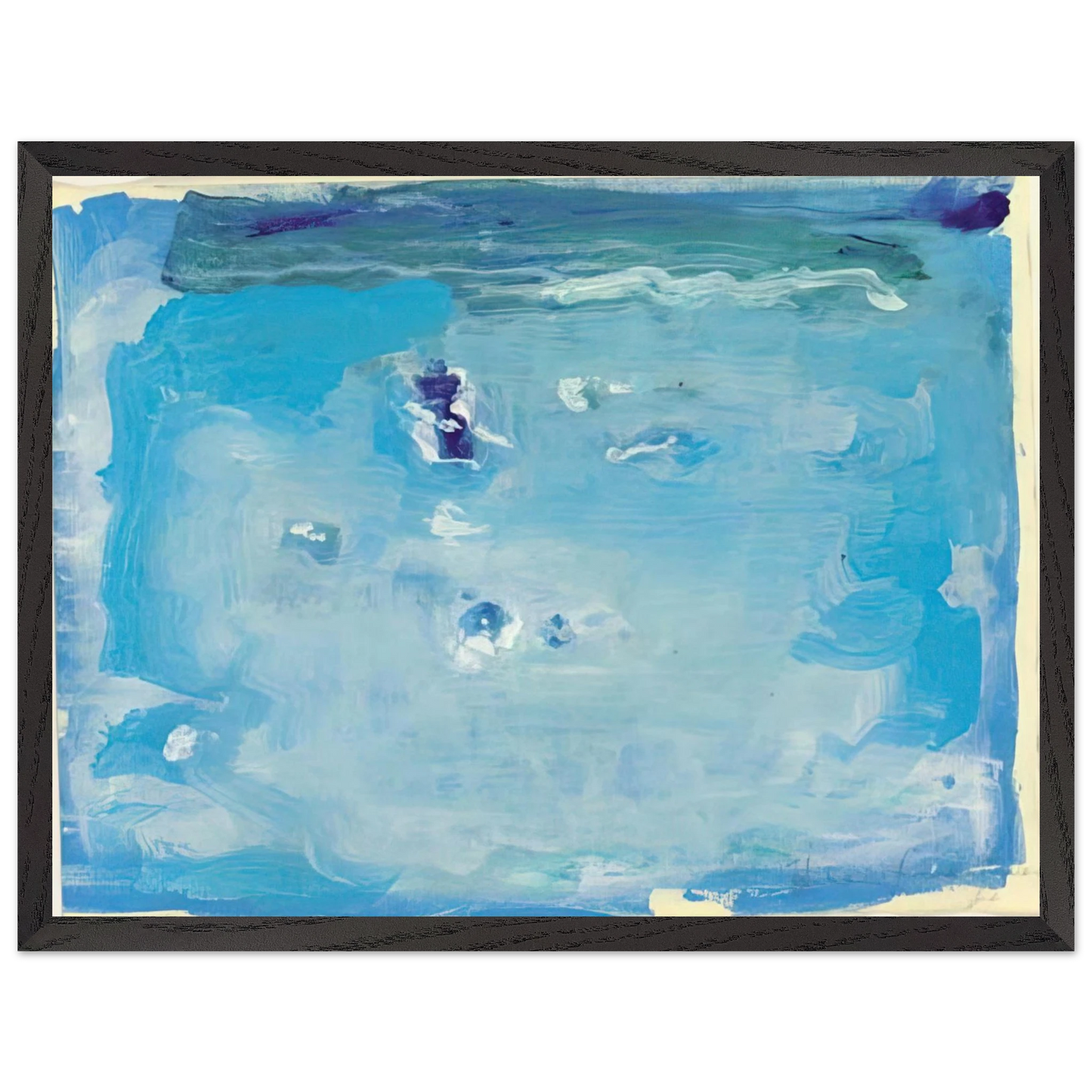 Helen Frankenthaler - Untitled - Color Field Painting, Lyrical Abstraction Wall art - 15x20 cm / 6x8 inches - Fine Art Poster-canvas - -