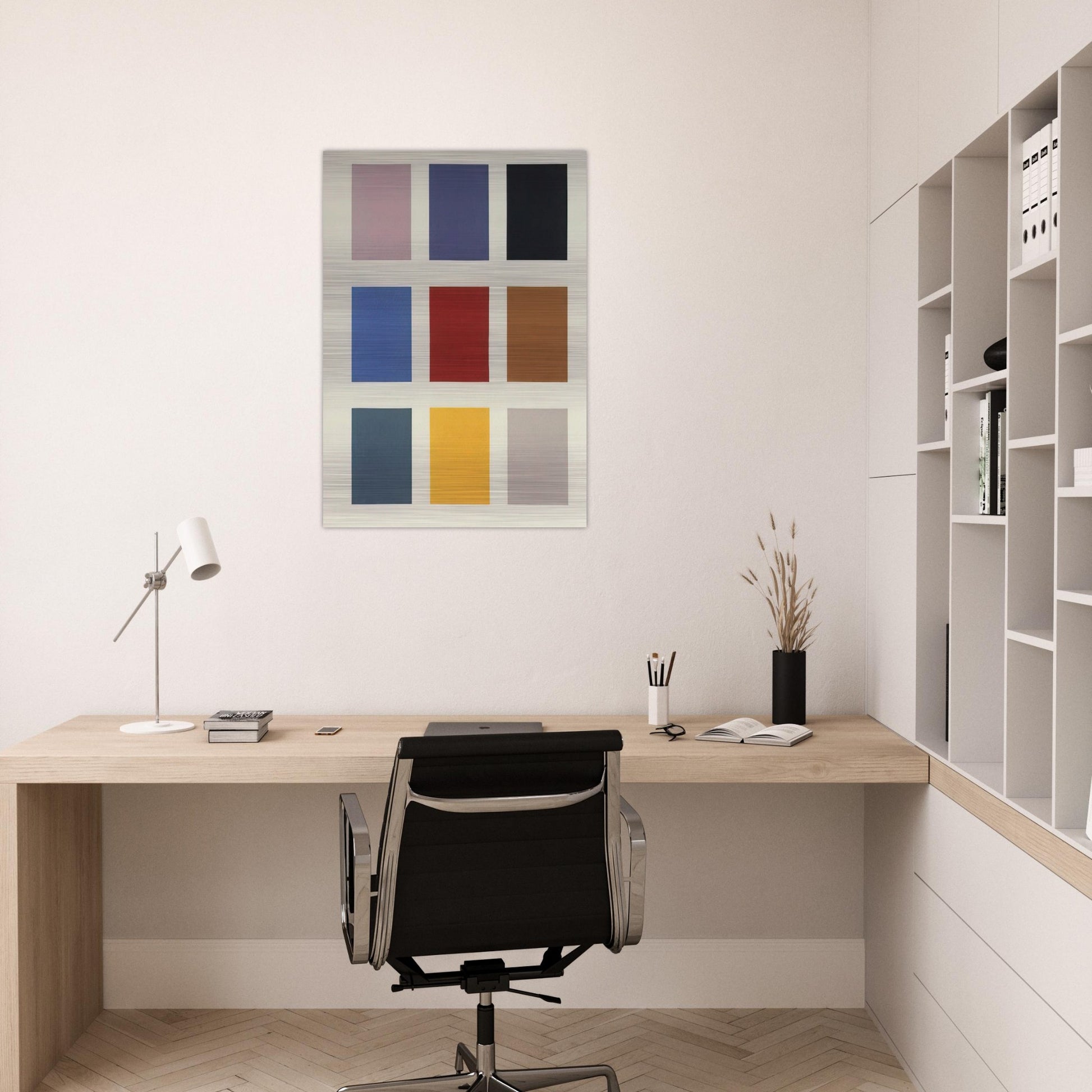 COLOR CHART NO 139 1 1966 - Gerhard Richter Brushed Aluminum Print - 70x100 cm / 28x40 inches | Gerhard Richter Aluminum Print | Gerhard Richter Prints