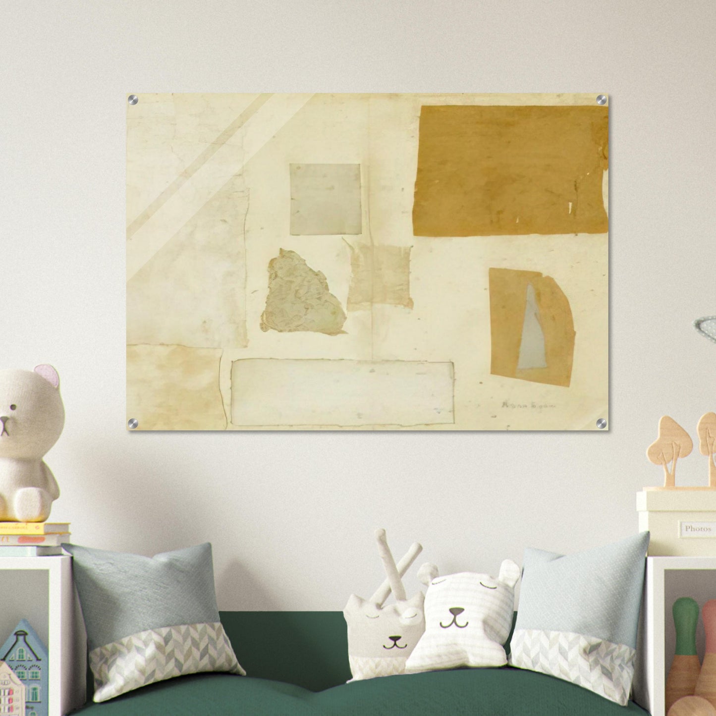 Gray Collage - 1953 - Anne Ryan Acrylic Print - 70x100 cm / 28x40″ inches