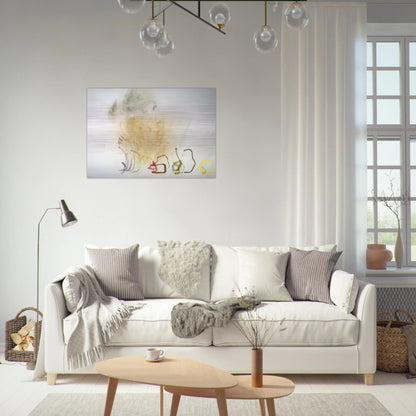 River Rocks and Smoke, #1, 41190 - 1990 - John Cage Brushed Aluminum Print - 70x100 cm / 28x40 inches | John Cage Aluminum Print | John Cage Prints