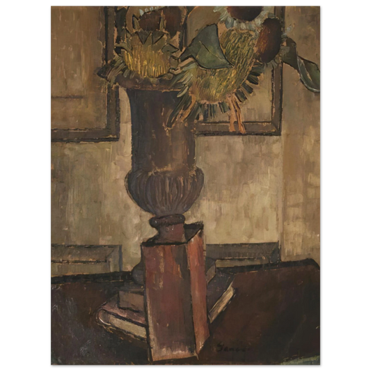 Morris Graves - Sunflower - 1933  75x100 cm / 30x40inches Fine Art Poster