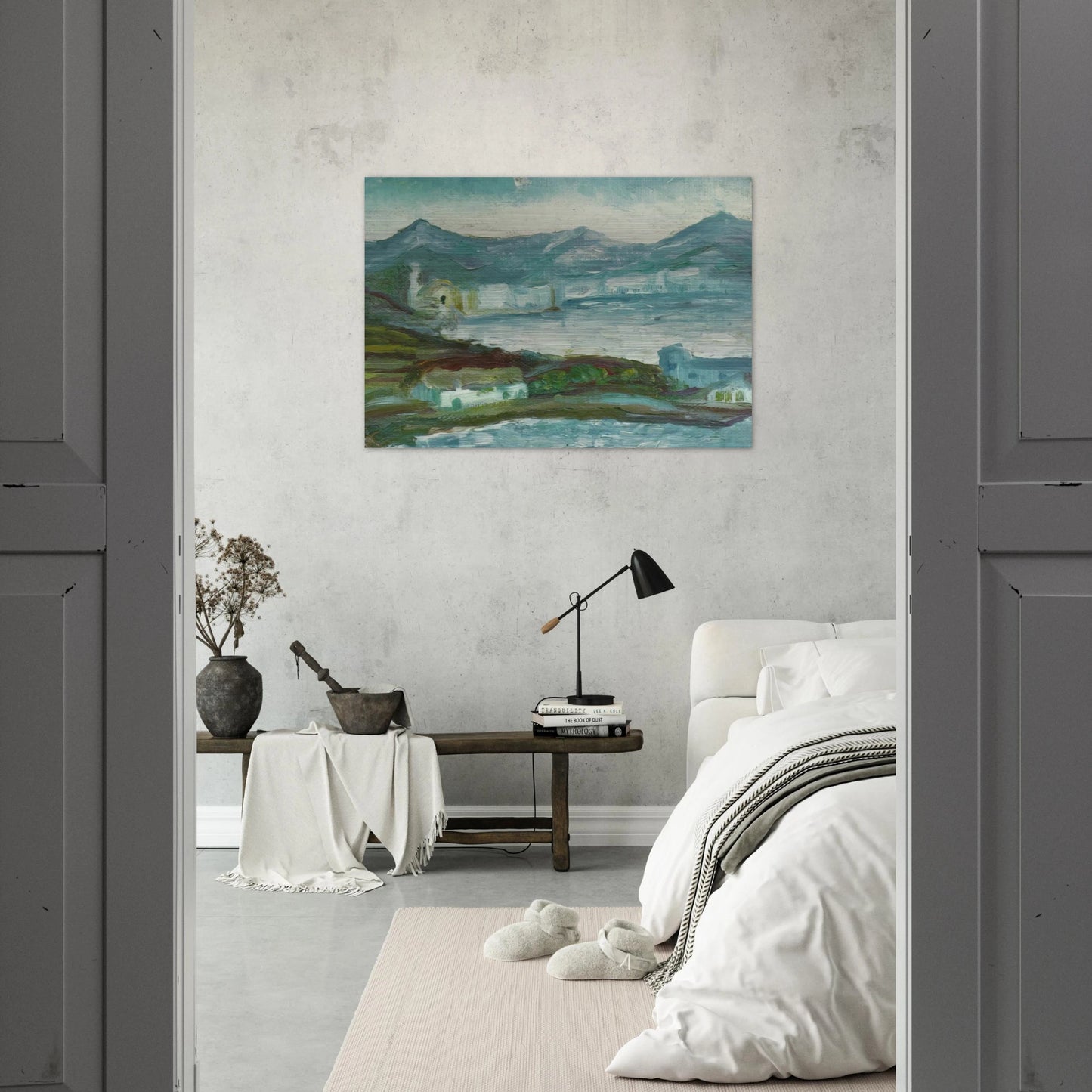 CADAQUES 2 - Salvador Dali Brushed Aluminum Print - 70x100 cm / 28x40 inches | Salvador Dali Aluminum Print | Salvador Dali Prints