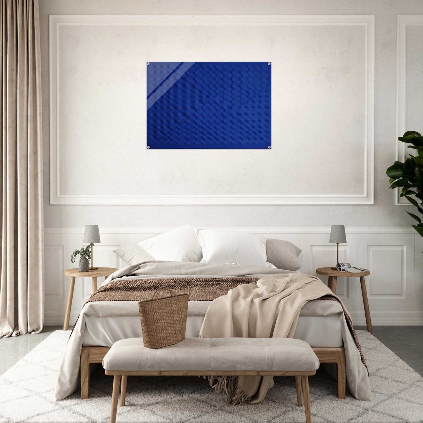 Untitled - 2009 - Enrico Castellani Acrylic Print - 70x100 cm / 28x40″ inches