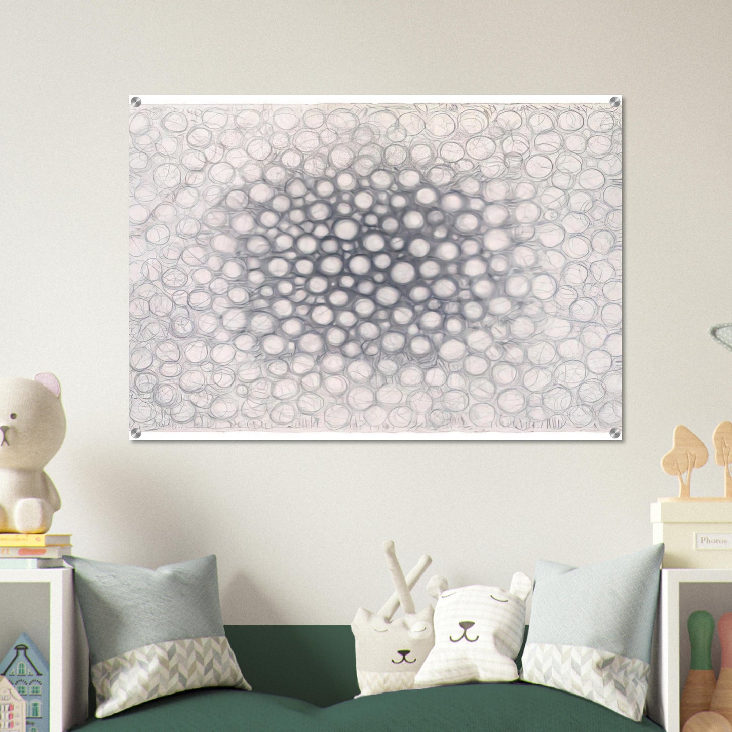 Light Gathers to the Question of No - Richard Pousette-Dart Acrylic Print - 70x100 cm / 28x40″ inches