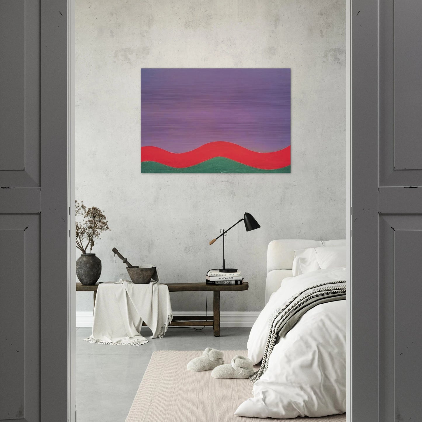 Out - Al Held Brushed Aluminum Print - 70x100 cm / 28x40 inches | Al Held Aluminum Print | Al Held Prints
