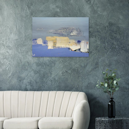 Paysage méditerranéen - Art Informel - Nicolas de Stael Brushed Aluminum Print - 70x100 cm / 28x40 inches | Nicolas de Stael Aluminum Print | Nicolas de Stael Prints
