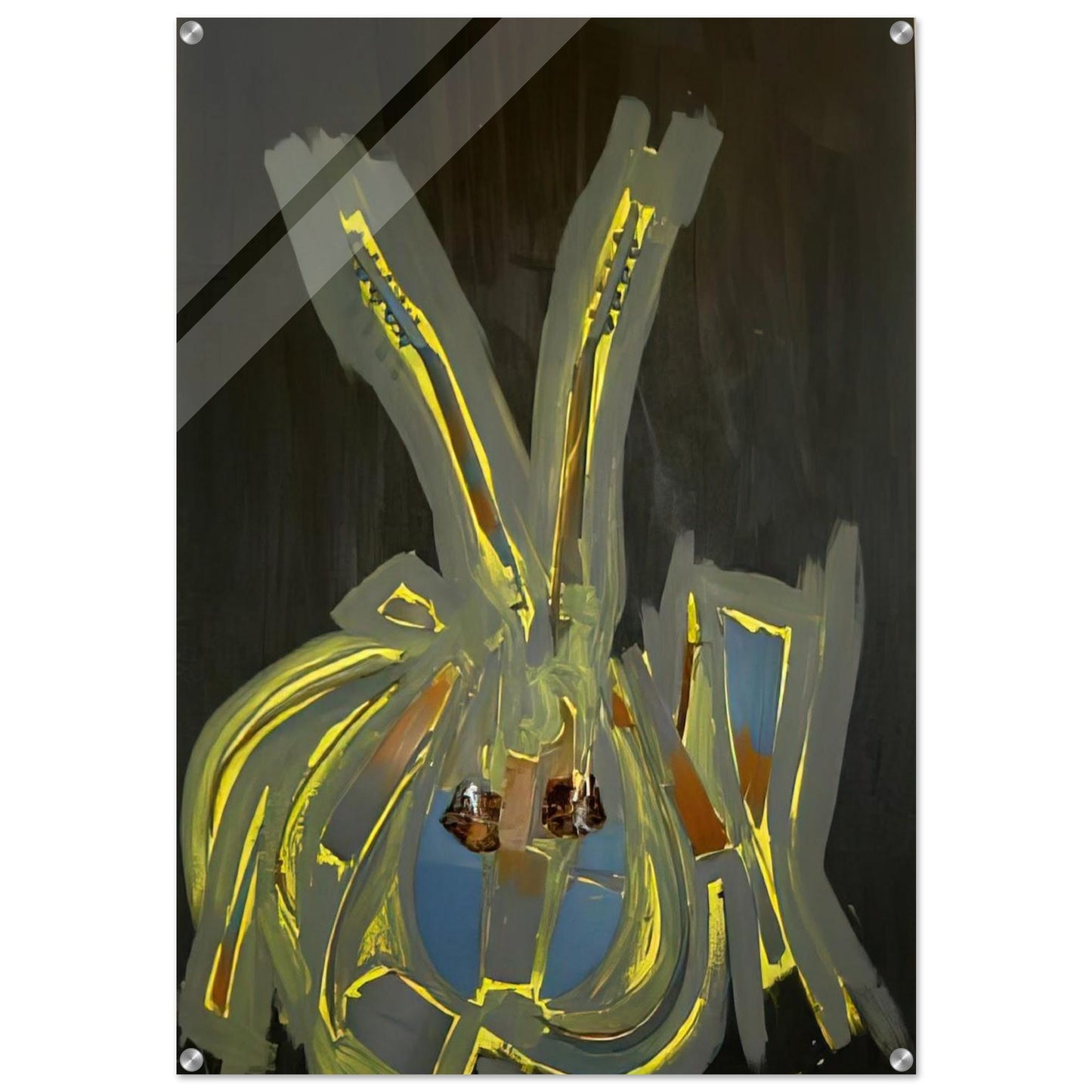 Mandoline - 2004 - Arman Acrylic Print - 70x100 cm / 28x40″ inches | Arman Wall Art | Arman Prints