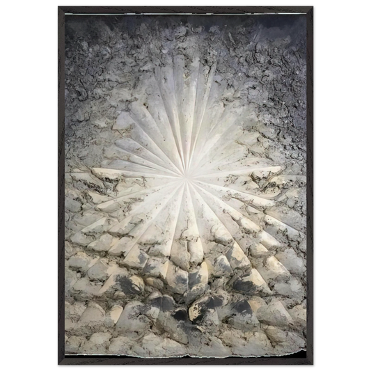 Jay DeFeoBIGThe Rose - Jay DeFeo 70x100 cm / 28x40 inches Framed Art Print – Black Wooden Frame