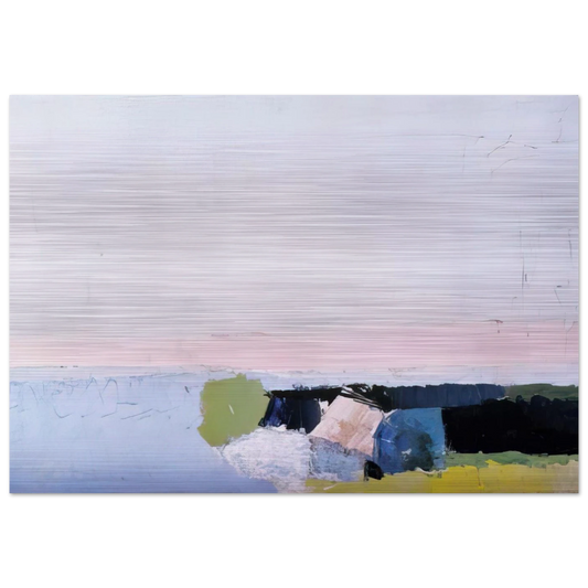 Bord de Mer - 1952 - Nicolas de Stael Brushed Aluminum Print - 70x100 cm / 28x40 inches | Nicolas de Stael Aluminum Print | Nicolas de Stael Prints