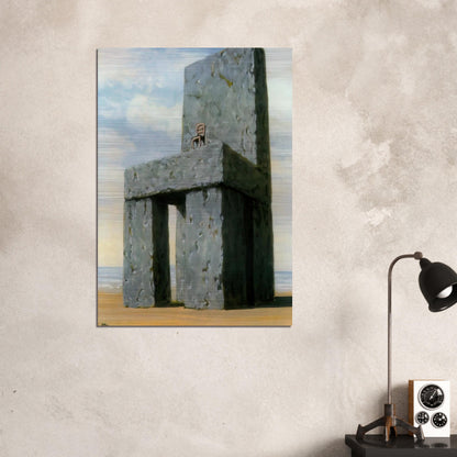 THE LEGEND OF THE CENTURIES 1950 - Rene Magritte Brushed Aluminum Print - 70x100 cm / 28x40 inches | Rene Magritte Aluminum Print | Rene Magritte Prints
