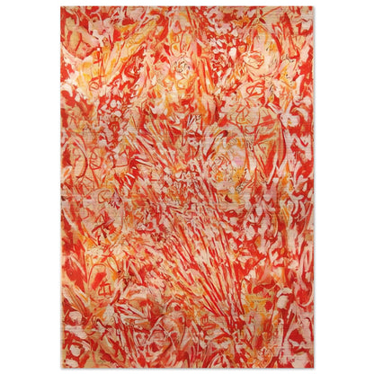 Summer Play - Lee Krasner Brushed Aluminum Print - 70x100 cm / 28x40 inches | Lee Krasner Aluminum Print | Lee Krasner Prints