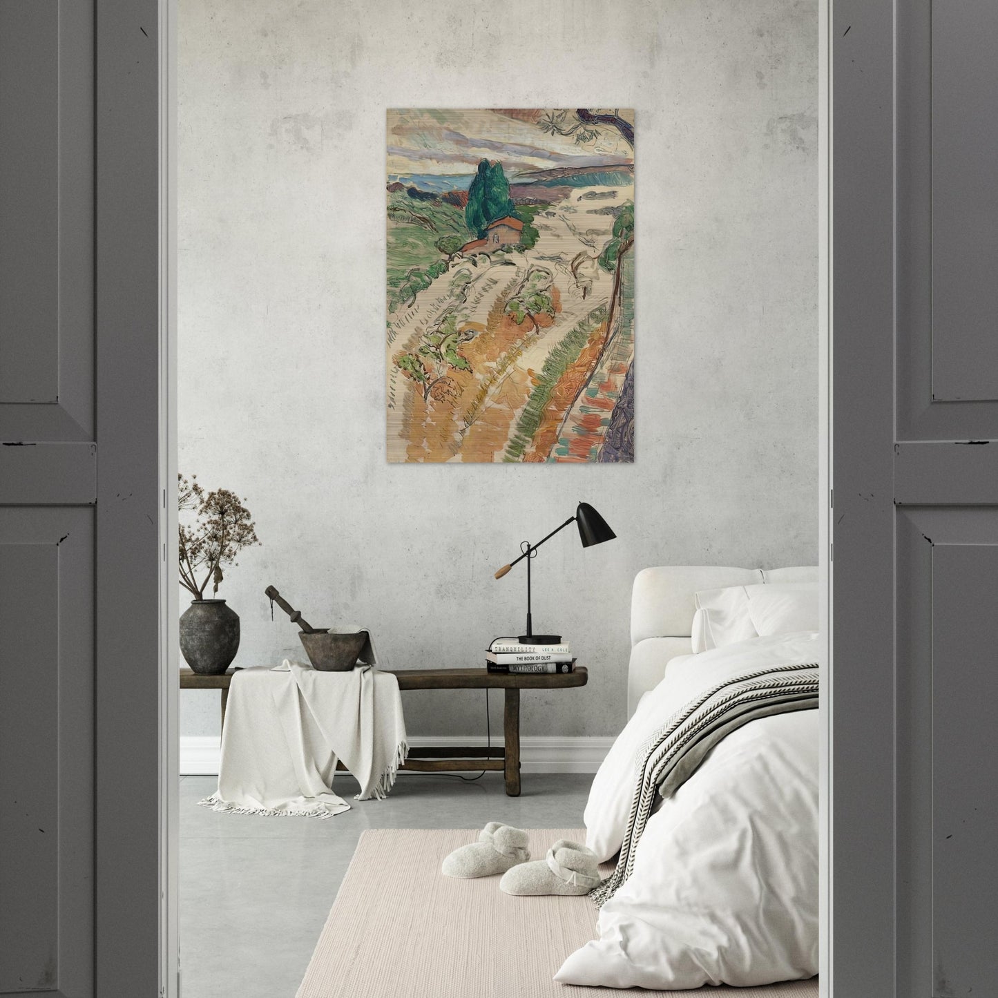 PAYSAGE ST TROPEZ 1904 - Henri Matisse Brushed Aluminum Print - 70x100 cm / 28x40 inches | Henri Matisse Aluminum Print | Henri Matisse Prints