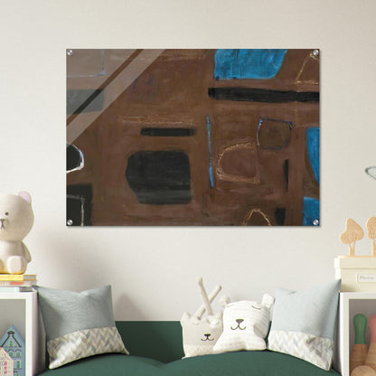 Brown and Black - 1960 - William Scott Acrylic Print - 70x100 cm / 28x40″ inches