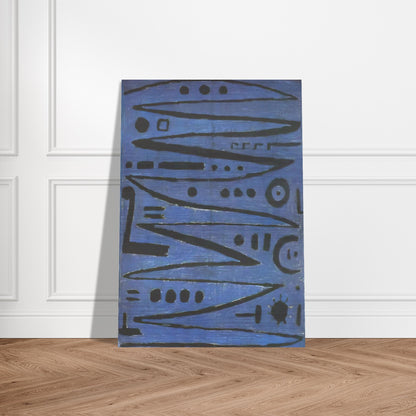 HEROIC FIDDLING 1938 - Paul Klee Brushed Aluminum Print - 70x100 cm / 28x40 inches | Paul Klee Aluminum Print | Paul Klee Prints