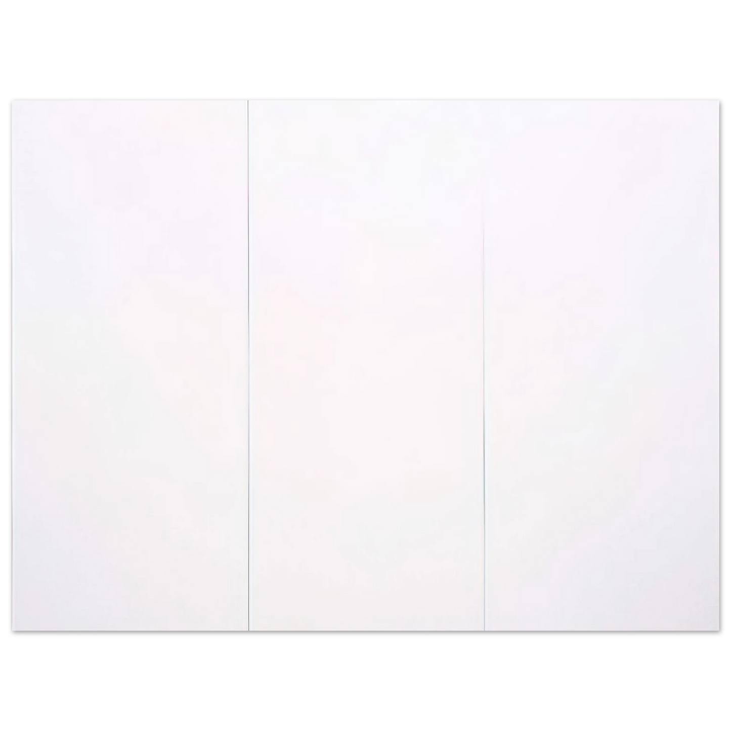 Robert Rauschenberg - WHITE PAINTING THREE PANEL 1951  75x100 cm / 30x40inches Fine Art Poster