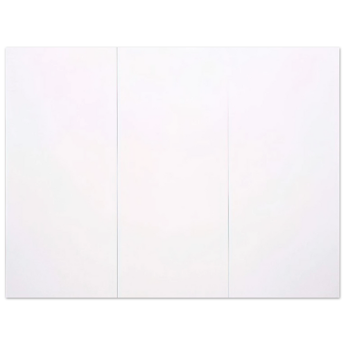 Robert Rauschenberg - WHITE PAINTING THREE PANEL 1951  75x100 cm / 30x40inches Fine Art Poster