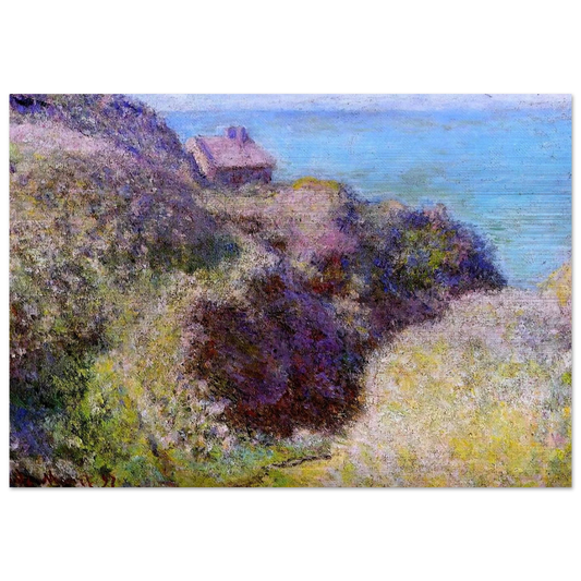 The Gorge at Varengeville, Late Afternoon - claude monet Brushed Aluminum Print - 70x100 cm / 28x40 inches | claude monet Aluminum Print | claude monet Prints