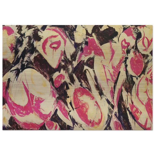 Gaea - Lee Krasner Brushed Aluminum Print - 70x100 cm / 28x40 inches | Lee Krasner Aluminum Print | Lee Krasner Prints