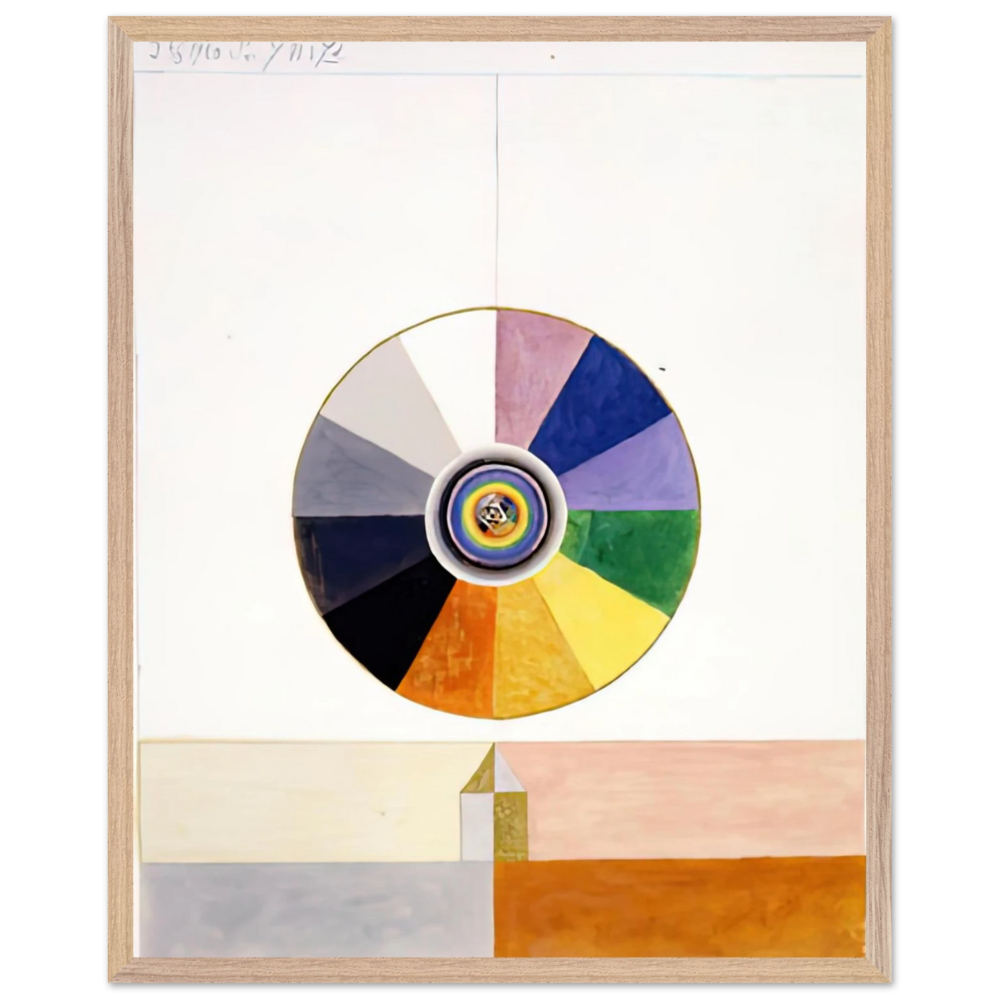 Hilma af Klint - SERIES VII NO 7D 1920 Wall art - 27x35 cm / 11x14 inches - Fine Art Poster-canvas - -