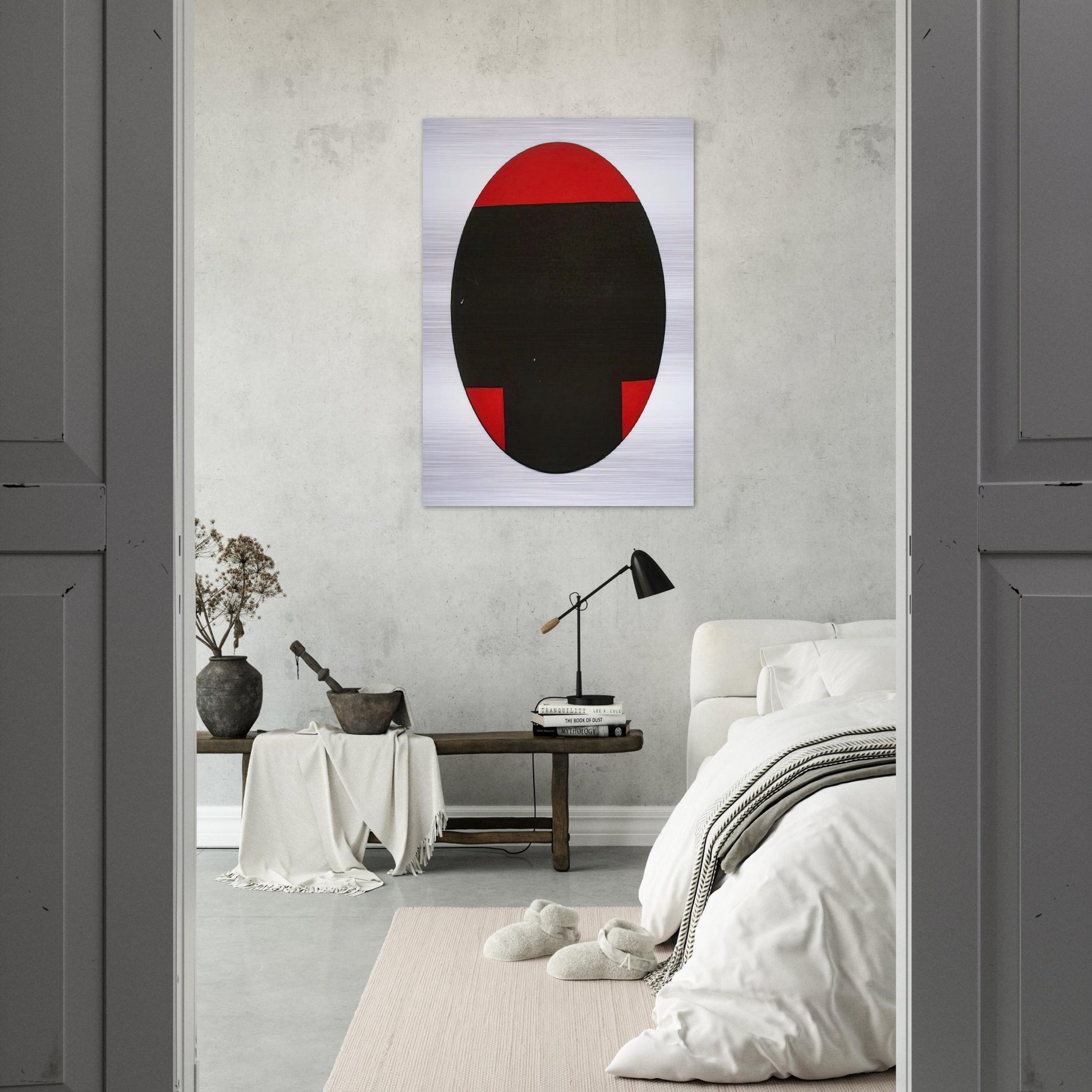 Big T - Hard Edge Painting - Leon Polk Smith Brushed Aluminum Print - 70x100 cm / 28x40 inches | Leon Polk Smith Aluminum Print | Leon Polk Smith Prints