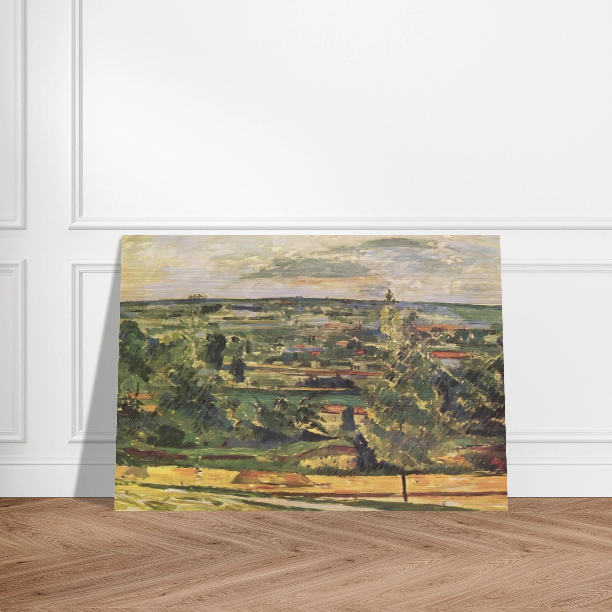 Landscape of the Jas de Bouffan - Paul Cézanne Brushed Aluminum Print - 70x100 cm / 28x40 inches | Paul Cézanne Aluminum Print | Paul Cézanne Prints
