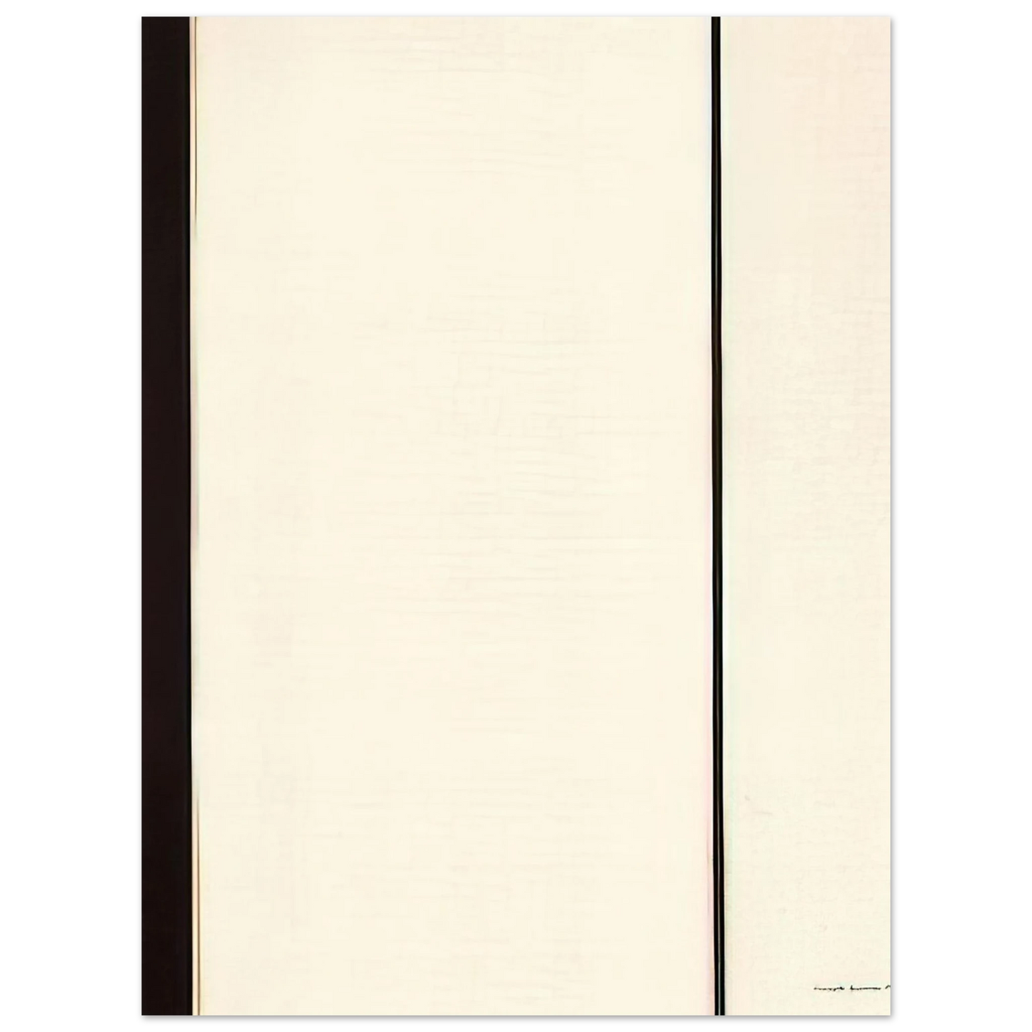 Barnett Newman - The Station of the Cross - Sixth Station  75x100 cm / 30x40inches Fine Art Poster
