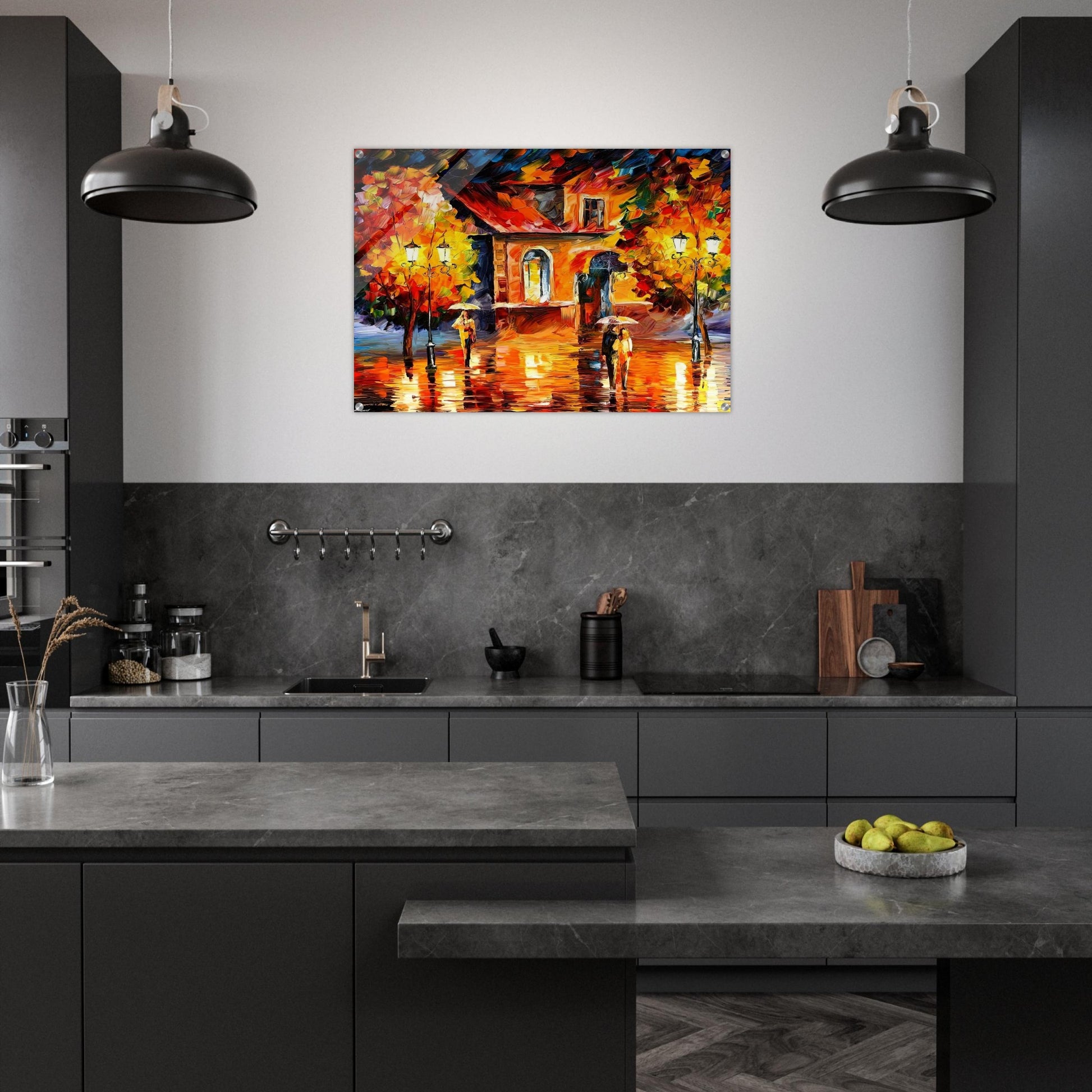 Leonid Afremov - Leonid Afremov Acrylic Print - 70x100 cm / 28x40″ inches | Leonid Afremov Wall Art | Leonid Afremov Prints