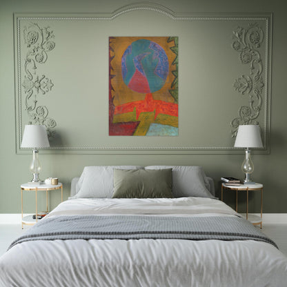 Luna - Pedro Coronel Brushed Aluminum Print - 70x100 cm / 28x40 inches | Pedro Coronel Aluminum Print | Pedro Coronel Prints