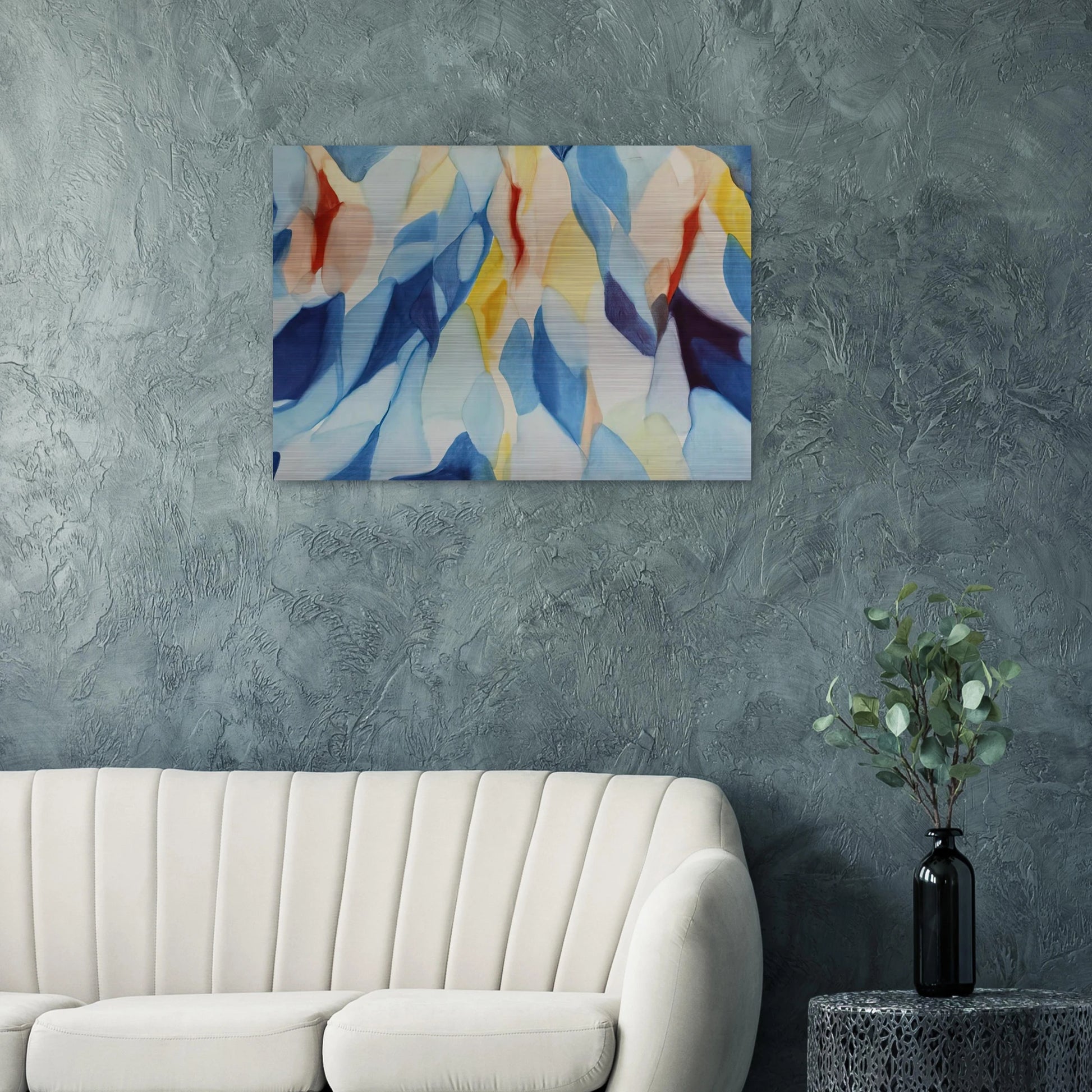 The Way of the Wind - Alice Baber Brushed Aluminum Print - 70x100 cm / 28x40 inches | Alice Baber Aluminum Print | Alice Baber Prints