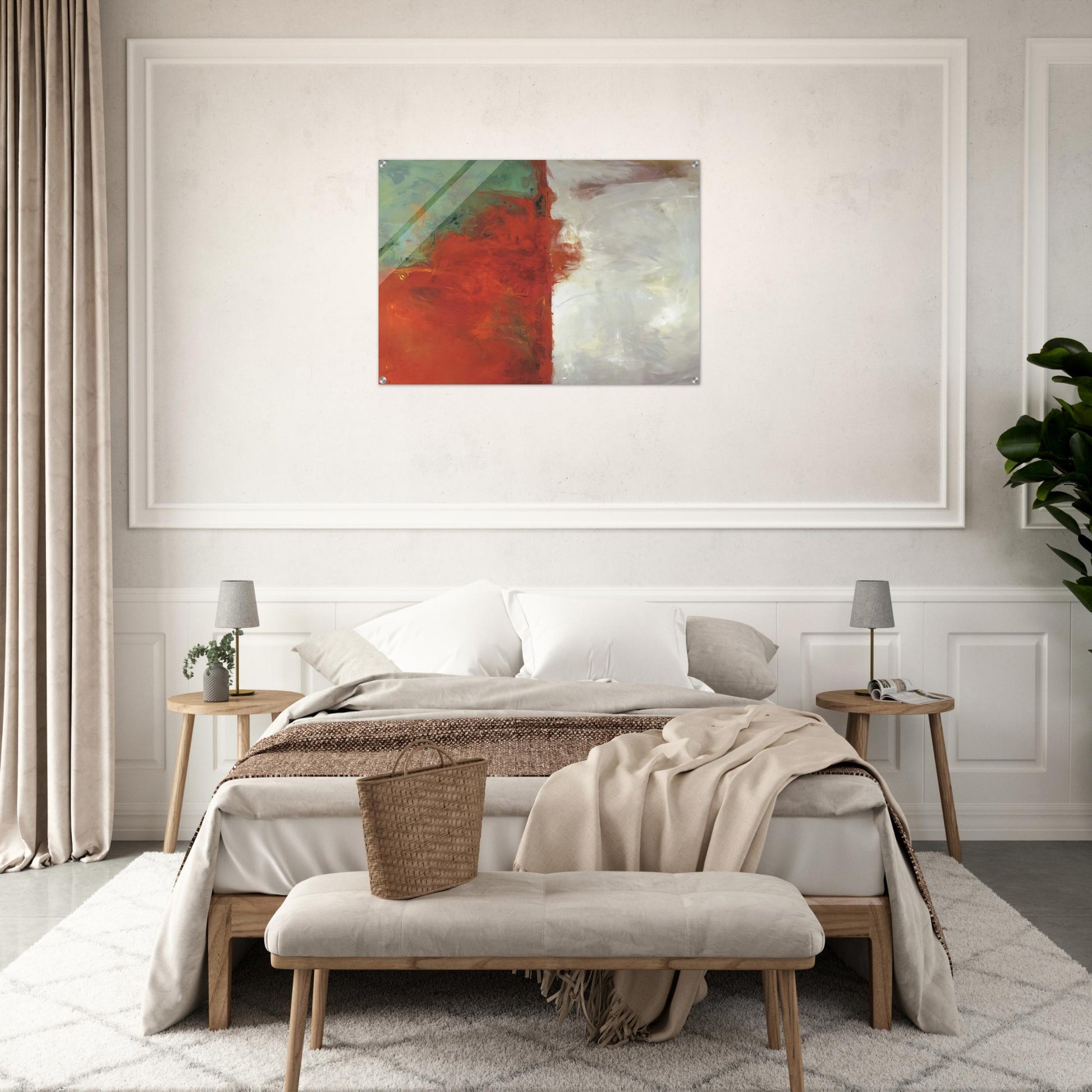 Divide - 1958 - Theodoros Stamos Acrylic Print - 70x100 cm / 28x40″ inches