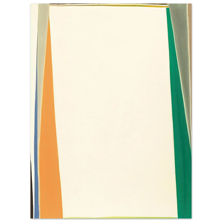 Larry Zox - Open White Center - 1974  75x100 cm / 30x40inches Fine Art Poster