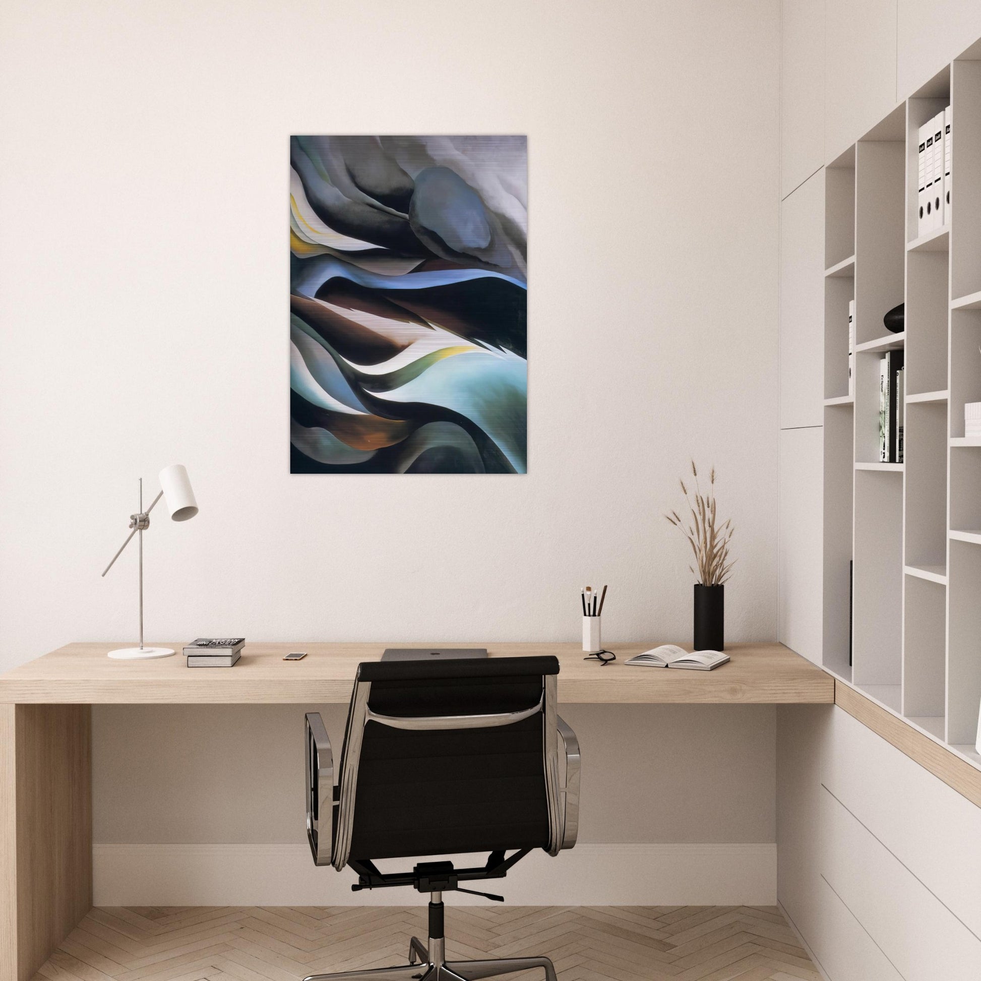 From the Lake - Georgia O'Keeffe Brushed Aluminum Print - 70x100 cm / 28x40 inches | Georgia O'Keeffe Aluminum Print | Georgia O'Keeffe Prints