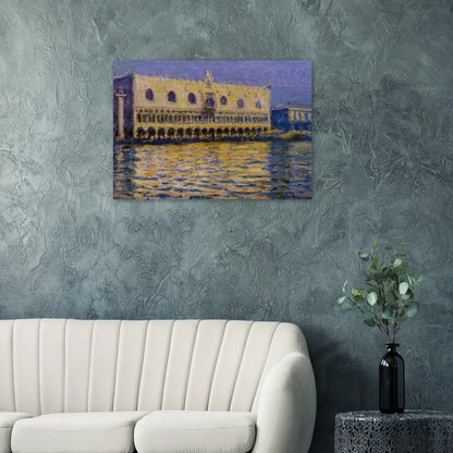 The Palazzo Ducale 2 - claude monet Brushed Aluminum Print - 70x100 cm / 28x40 inches | claude monet Aluminum Print | claude monet Prints