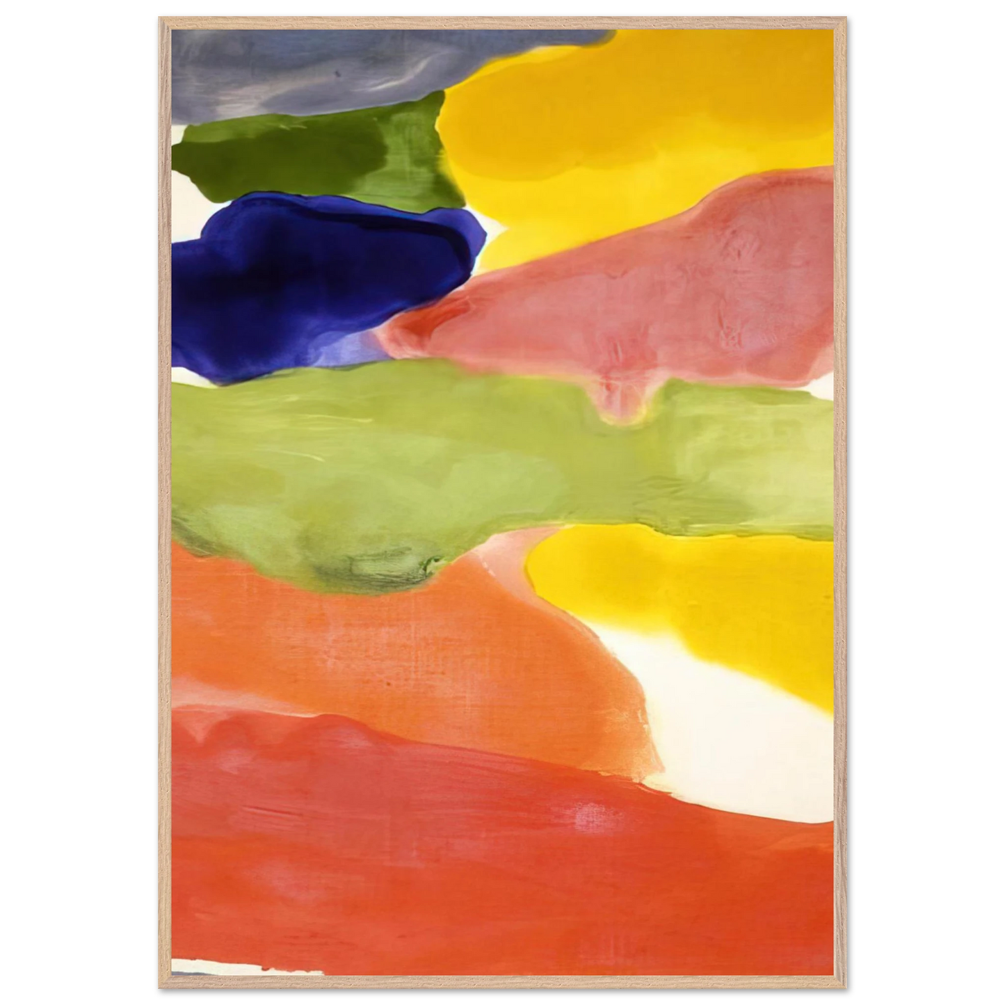 Helen Frankenthaler - Tutti-Fruitti - 1966 Wall art - A1 (59.4 x 84.1  cm) - Fine Art Poster-canvas - -