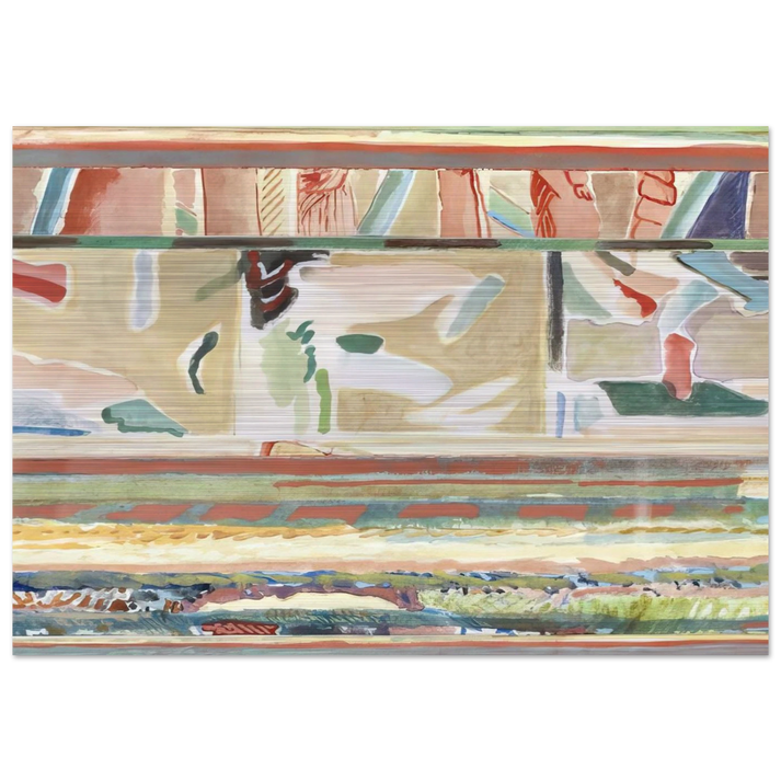 Paisagem II, Portalegre tapestry card - Lyrical Abstraction - Menez Brushed Aluminum Print - 70x100 cm / 28x40 inches | Menez Aluminum Print | Menez Prints