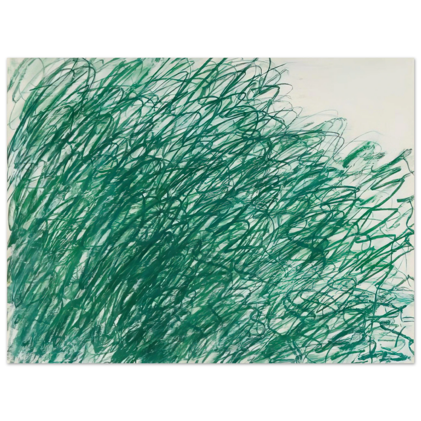 Cy Twombly - Returning from Tonnicoda  75x100 cm / 30x40inches Fine Art Poster