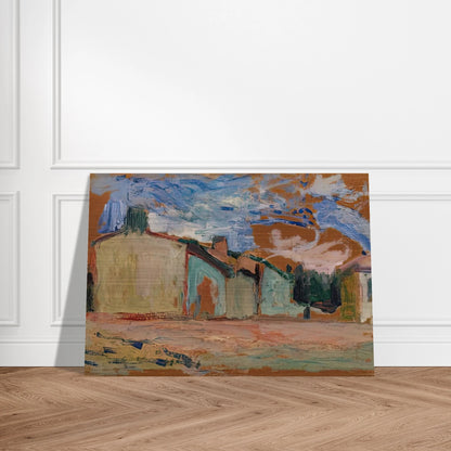 HOUSES FENOUILLET 1898 - Henri Matisse Brushed Aluminum Print - 70x100 cm / 28x40 inches | Henri Matisse Aluminum Print | Henri Matisse Prints