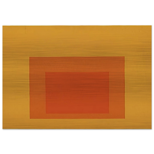 HOMAGE TO THE SQUARE 1967 - Josef Albers Brushed Aluminum Print - 70x100 cm / 28x40 inches | Josef Albers Aluminum Print | Josef Albers Prints