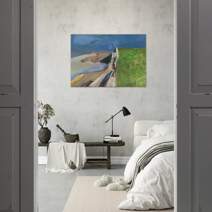 Seawall - Richard Diebenkorn Brushed Aluminum Print - 70x100 cm / 28x40 inches | Richard Diebenkorn Aluminum Print | Richard Diebenkorn Prints