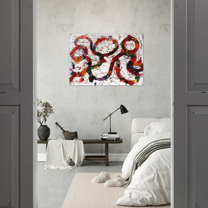 Untitled  SFP88-12  - Sam Francis Acrylic Print - 70x100 cm / 28x40″ inches