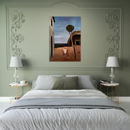 A PINE BY THE SEA 1921 - Carlo Carra Brushed Aluminum Print - 70x100 cm / 28x40 inches | Carlo Carra Aluminum Print | Carlo Carra Prints