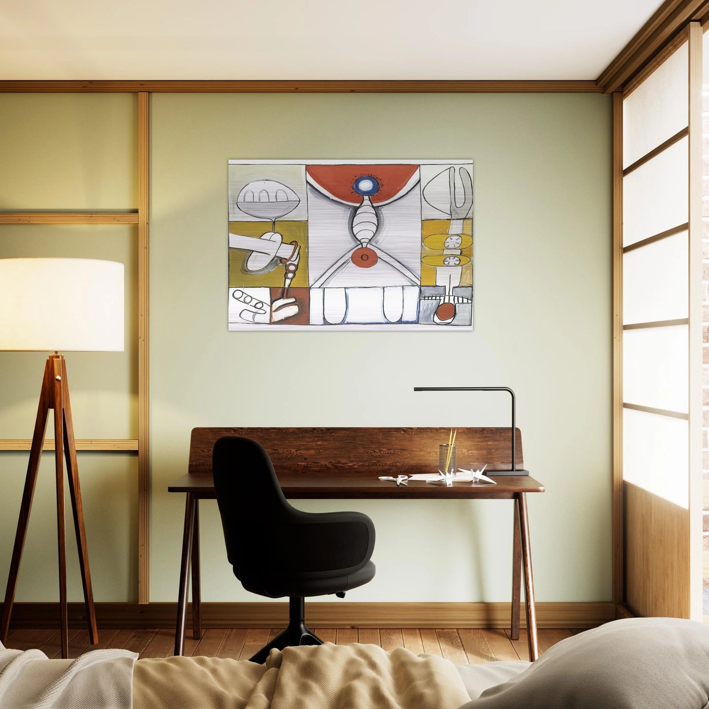 UNTITLED 1965 2 - Eva Hesse Brushed Aluminum Print - 70x100 cm / 28x40 inches | Eva Hesse Aluminum Print | Eva Hesse Prints