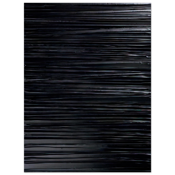 Pierre Soulages - Peinture 130 x 81 cm, 20-03-2004 - 2004  75x100 cm / 30x40inches Fine Art Poster