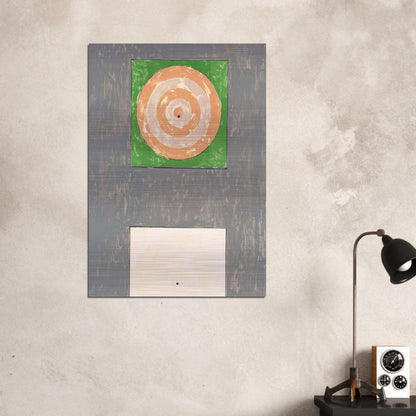 TARGETS ULAE 41 - Jasper Johns Brushed Aluminum Print - 70x100 cm / 28x40 inches | Jasper Johns Aluminum Print | Jasper Johns Prints