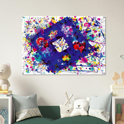 Untitled  SF 259  - Sam Francis Acrylic Print - 70x100 cm / 28x40″ inches