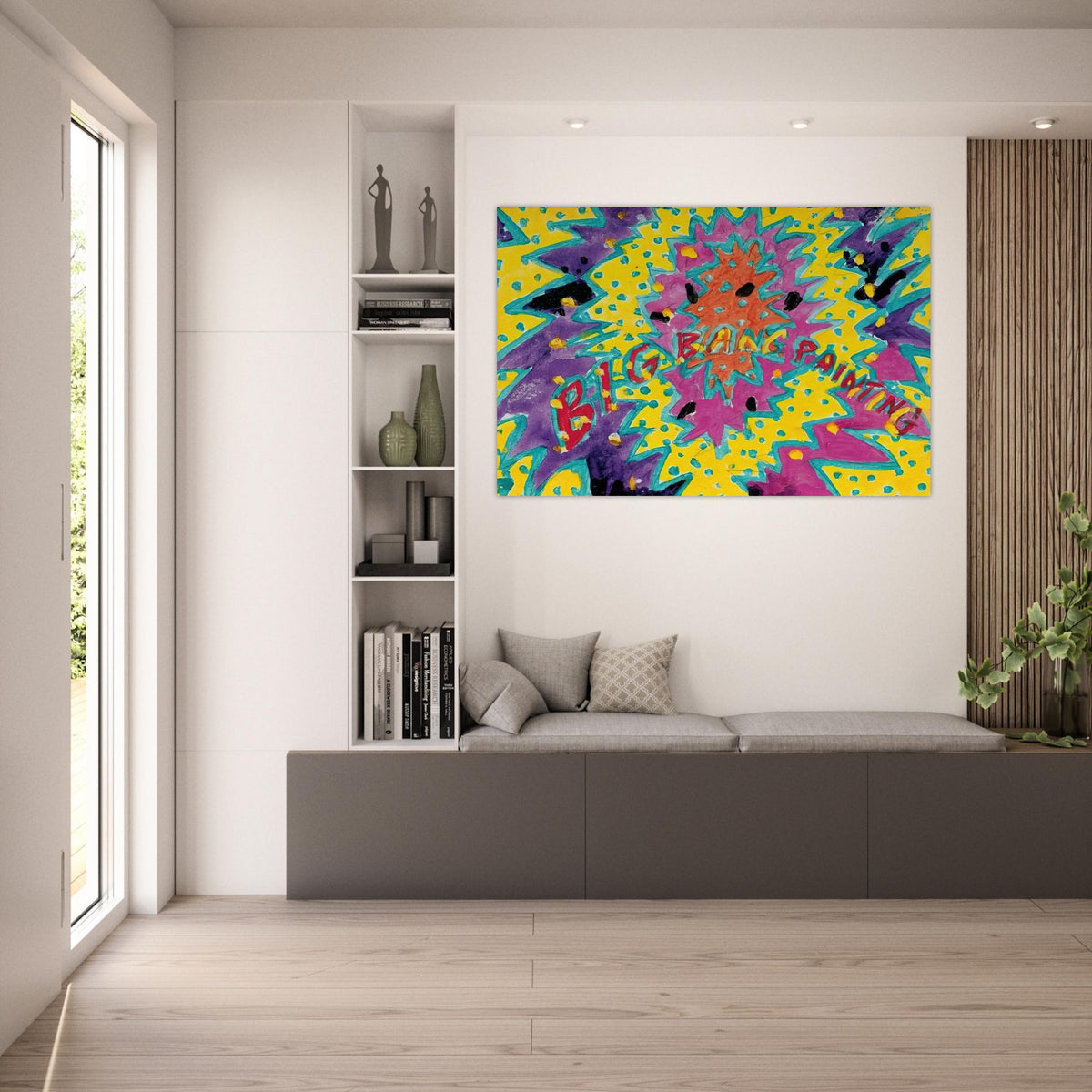 Big Bang Painting - 1988 - Paul Thek Art Prints - 100x150 cm / 40x60″ inches | Paul Thek Poster | Paul Thek Prints
